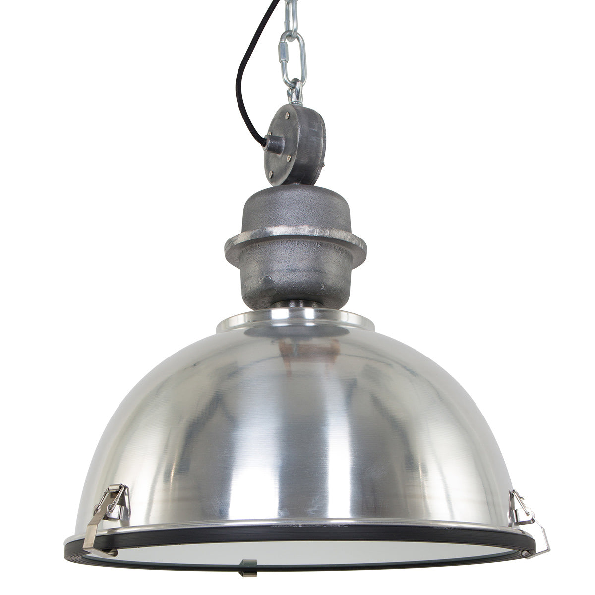 Hanglamp Bikkel 7586ST stoere stalen lamp met karakter