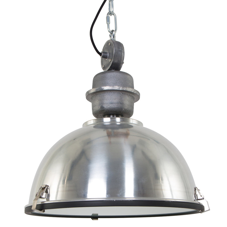 Hanglamp Bikkel 7586ST stoere stalen lamp met karakter