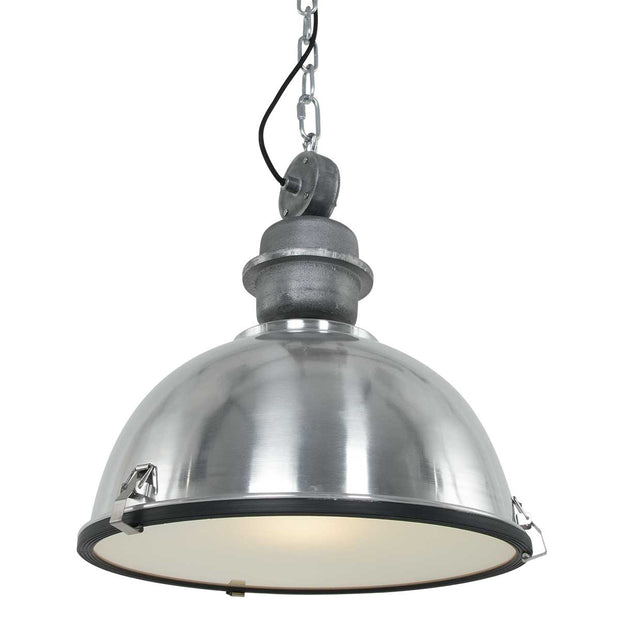 Hanglamp Bikkel 7586ST stoere stalen lamp met karakter