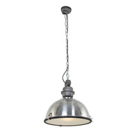 Hanglamp Bikkel 7586ST stoere stalen lamp met karakter