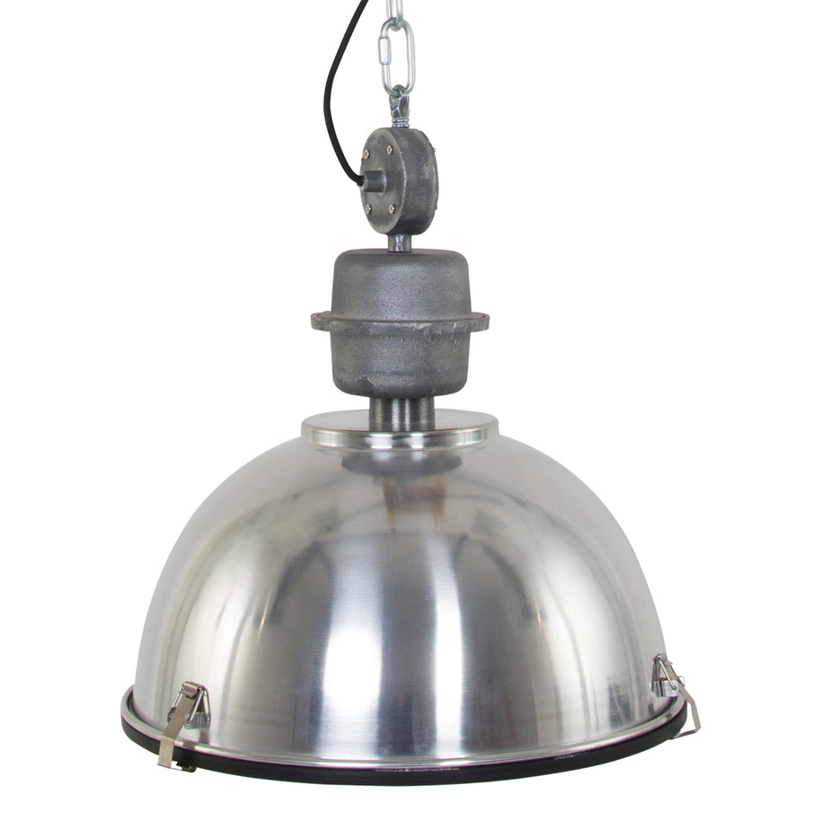 Hanglamp Bikkel 7586ST stoere stalen lamp met karakter
