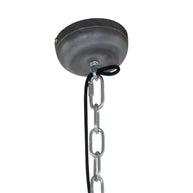 Hanglamp Bikkel 7586ST stoere stalen lamp met karakter