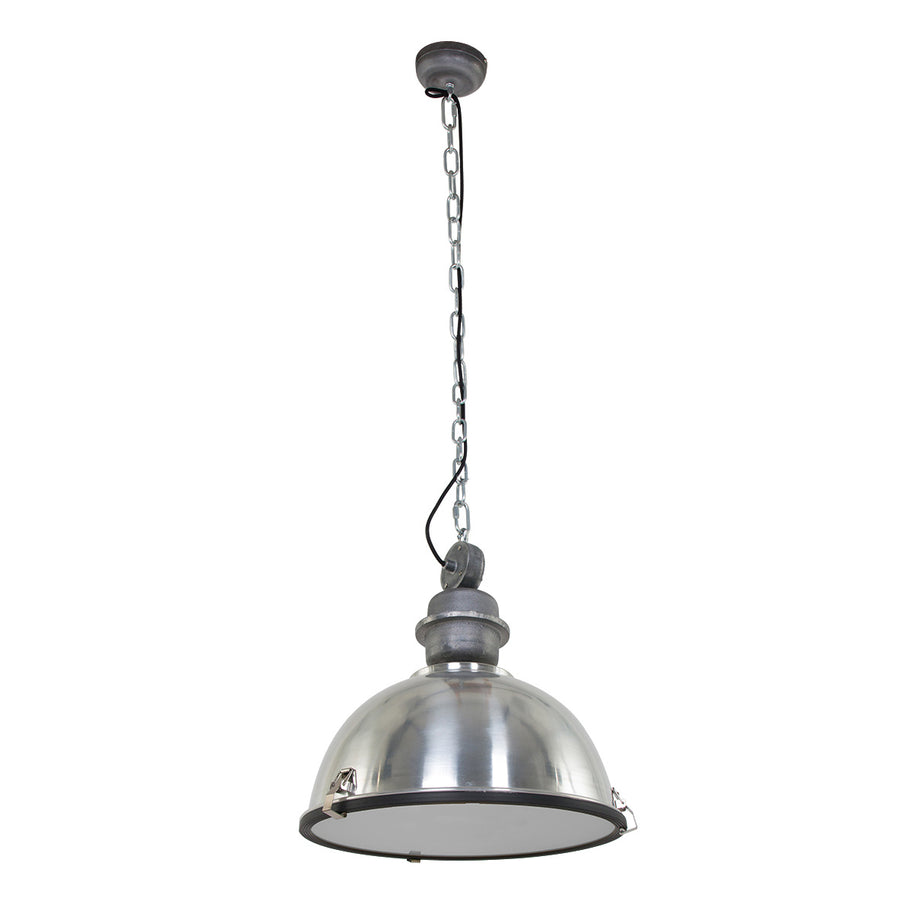 Hanglamp Bikkel 7586ST stoere stalen lamp met karakter