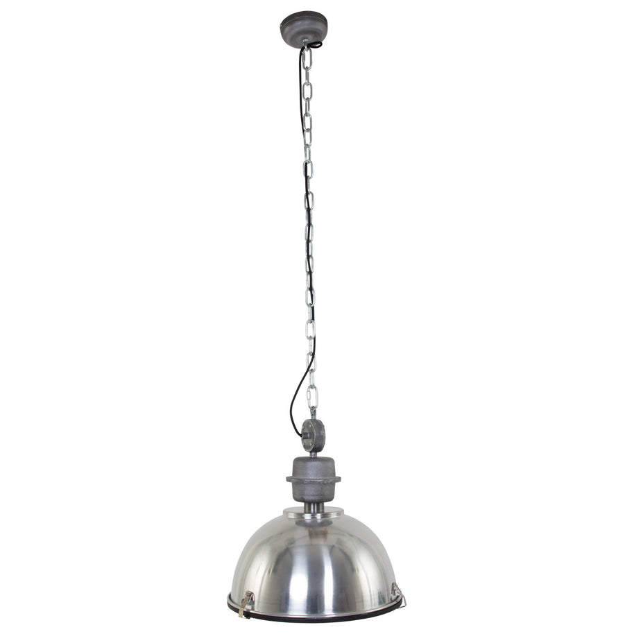 Hanglamp Bikkel 7586ST stoere stalen lamp met karakter