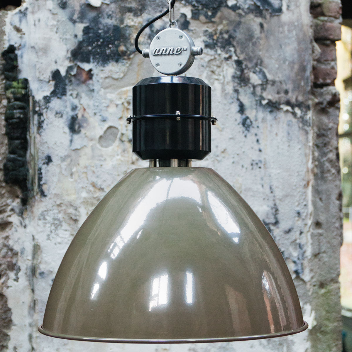 Olijfgroene hanglamp Frisk 7696G – stoer en landelijk ontwerp