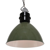 Olijfgroene hanglamp Frisk 7696G – stoer en landelijk ontwerp
