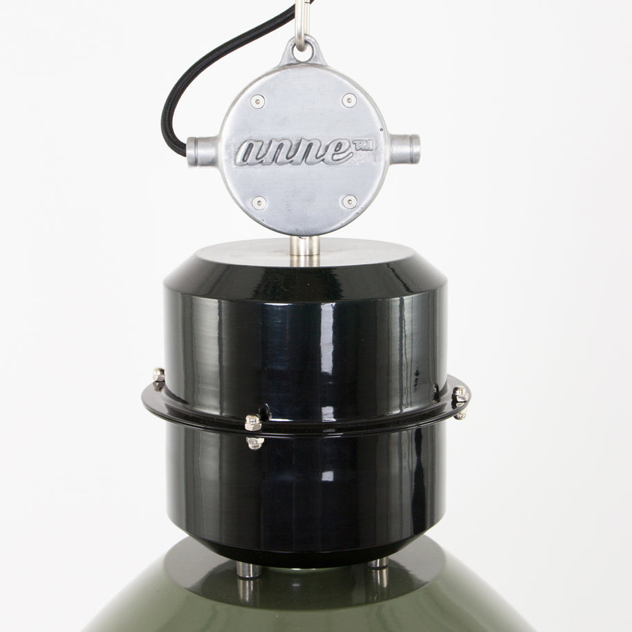 Olijfgroene hanglamp Frisk 7696G – stoer en landelijk ontwerp