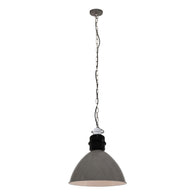 Industriële Grijze Hanglamp Frisk 7696GR – Robuust en Stijlvol