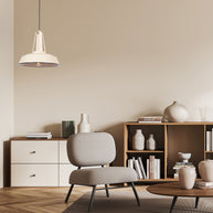 Crèmekleurige hanglamp Eden 7704CR – landelijke stijl en tijdloos ontwerp