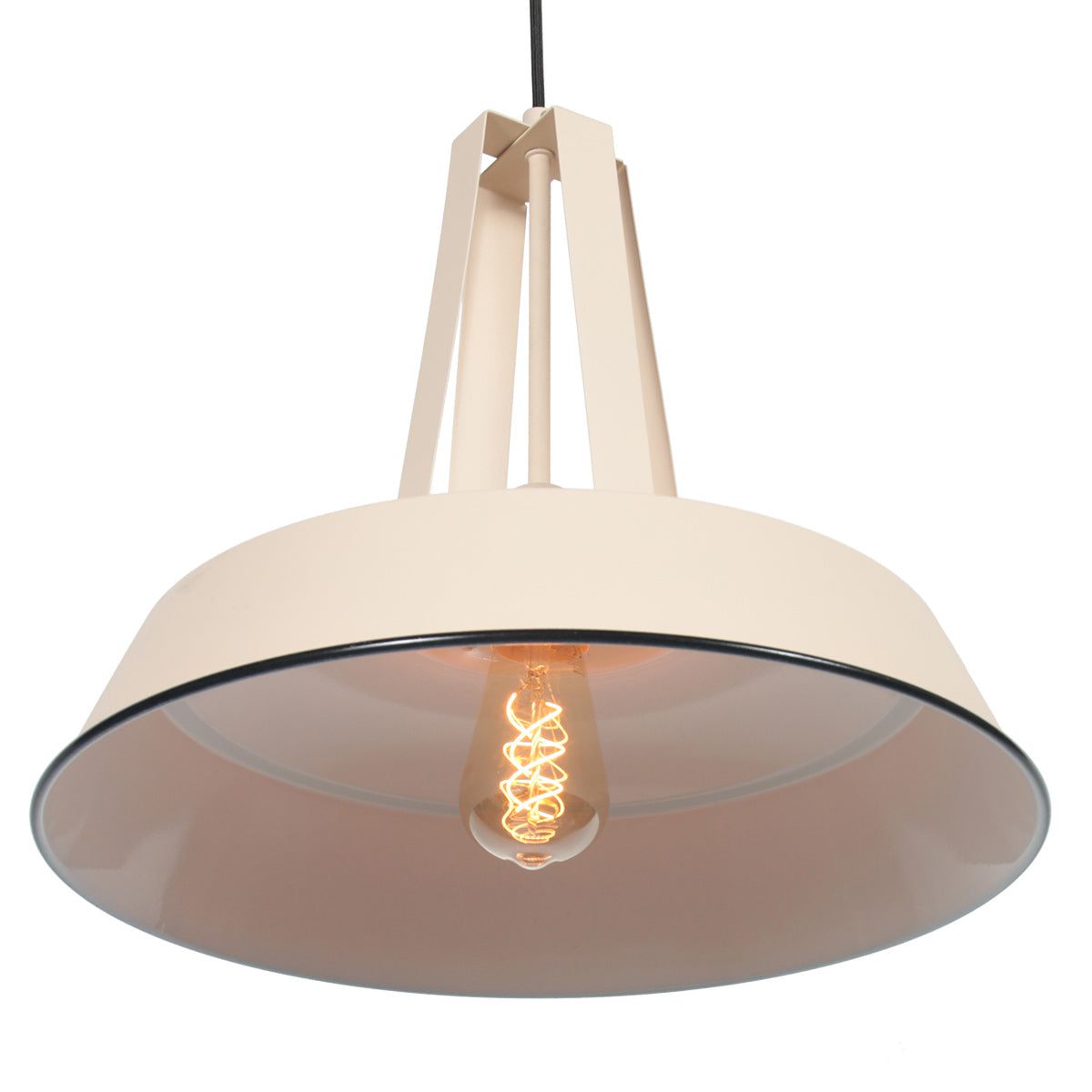 Crèmekleurige hanglamp Eden 7704CR – landelijke stijl en tijdloos ontwerp