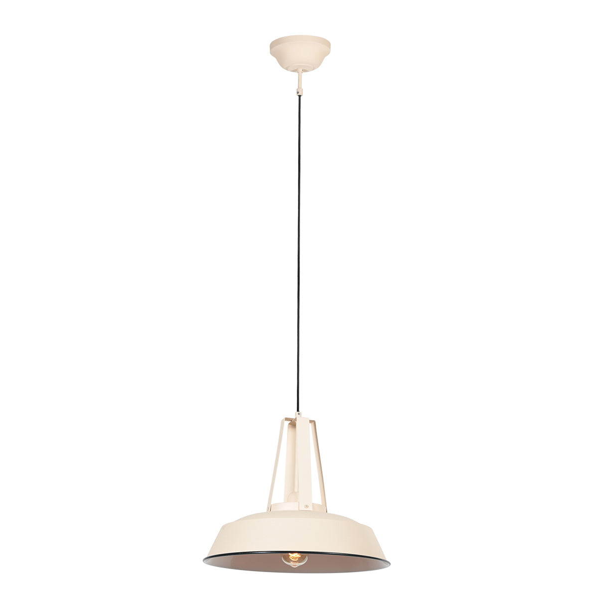 Crèmekleurige hanglamp Eden 7704CR – landelijke stijl en tijdloos ontwerp