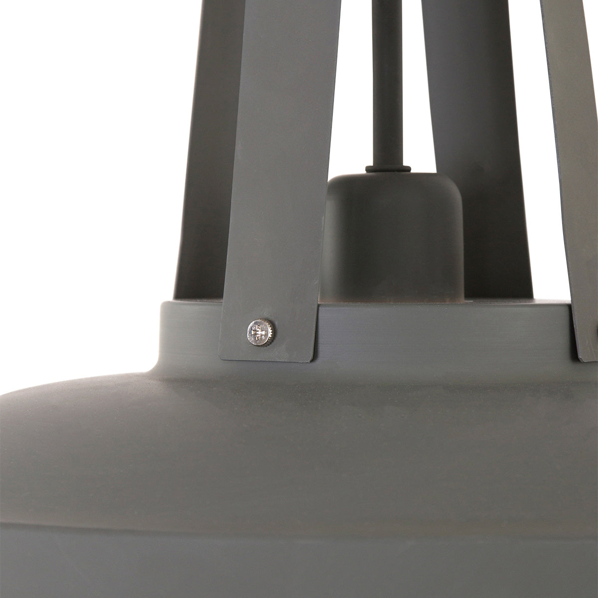 Grijze hanglamp Eden 7704GR met E27‑fitting