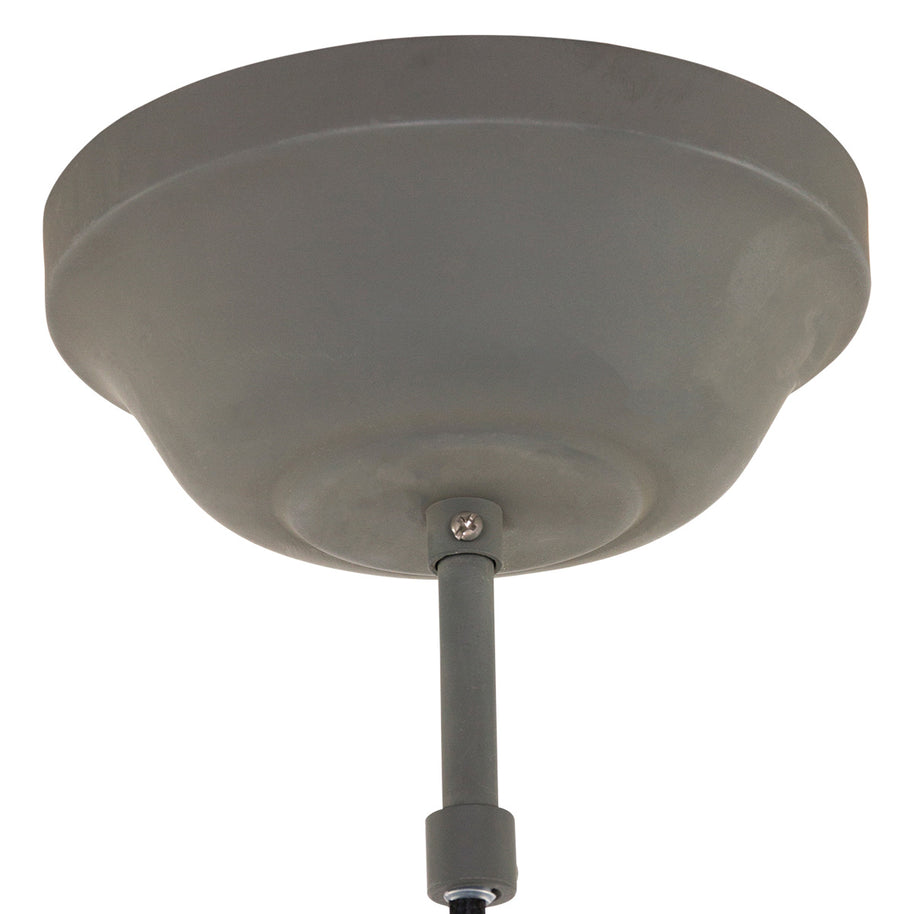 Grijze hanglamp Eden 7704GR met E27‑fitting
