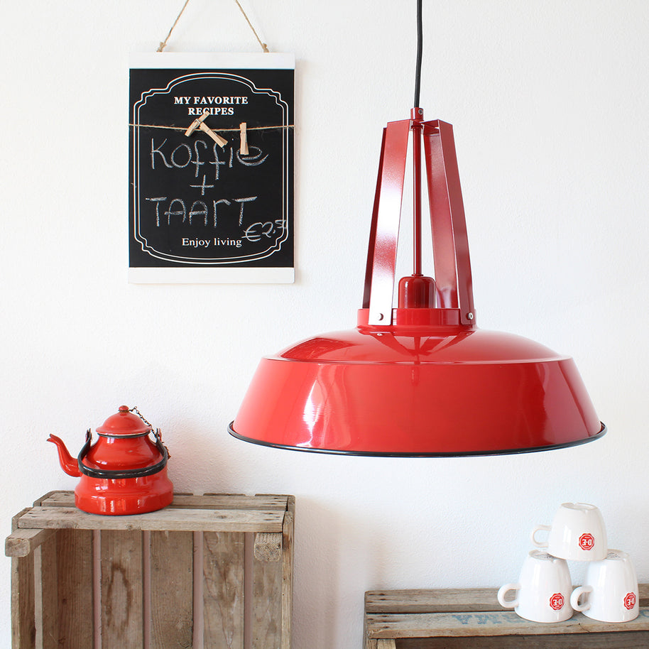 Rode hanglamp Eden 7704RO E27 fitting