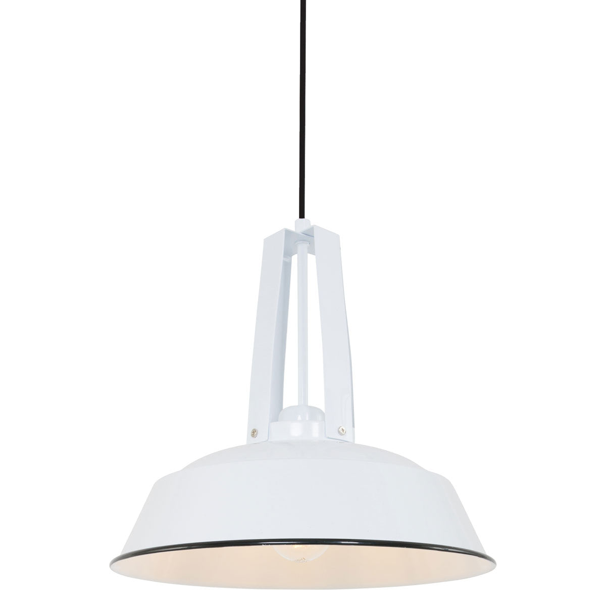 Hanglamp Eden 7704W wit rond 42 cm E27-fitting