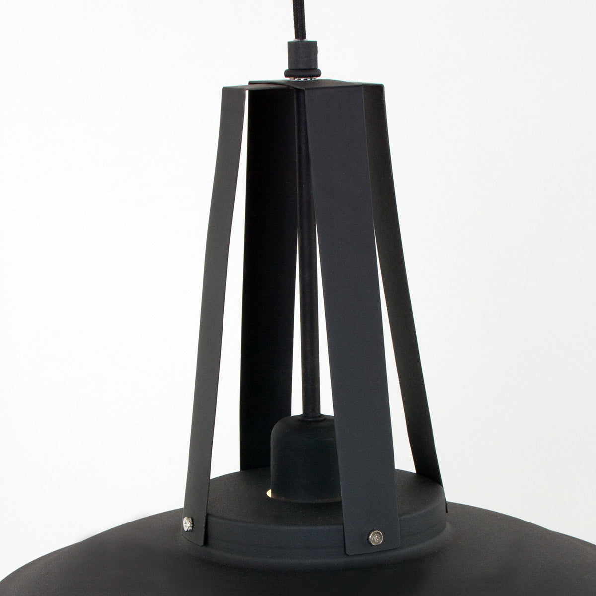Zwarte hanglamp Eden 7704ZW E27 fitting