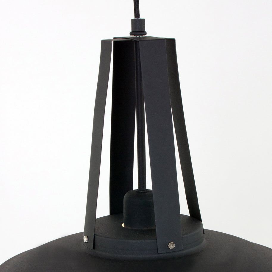 Zwarte hanglamp Eden 7704ZW E27 fitting