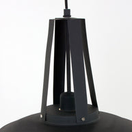 Zwarte hanglamp Eden 7704ZW E27 fitting