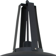 Zwarte hanglamp Eden 7704ZW E27 fitting