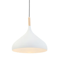 Witte Scandinavische hanglamp Bjorr 7730W Ø33cm