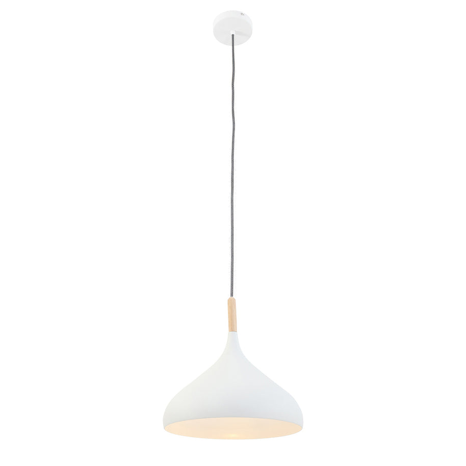 Witte Scandinavische hanglamp Bjorr 7730W Ø33cm