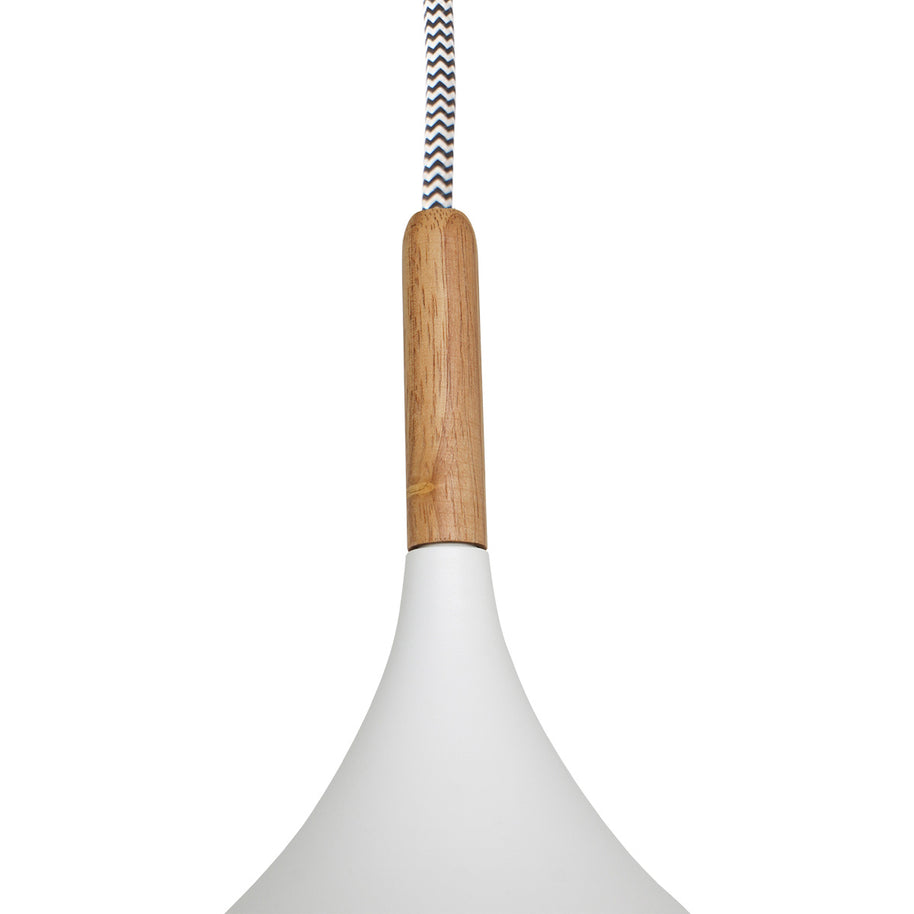 Witte Scandinavische hanglamp Bjorr 7730W Ø33cm