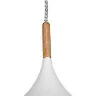 Witte Scandinavische hanglamp Bjorr 7730W Ø33cm