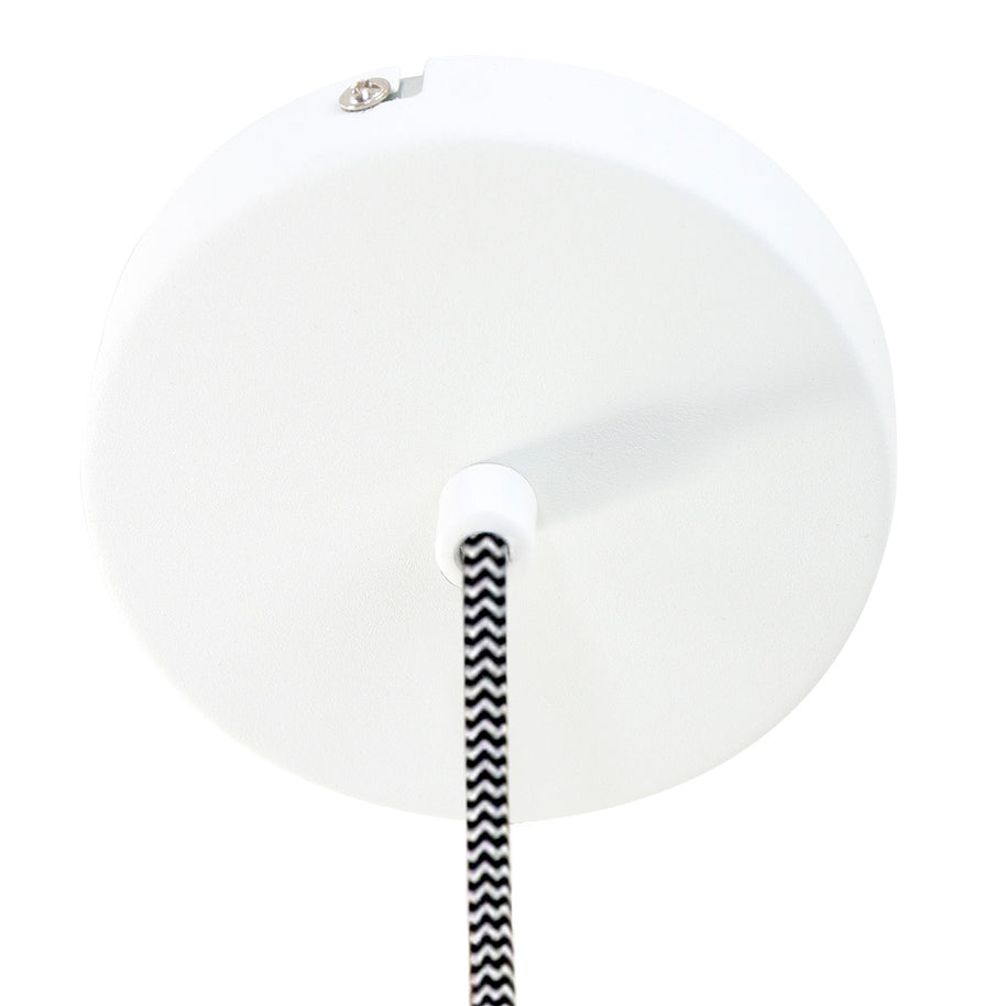 Witte Scandinavische hanglamp Bjorr 7730W Ø33cm