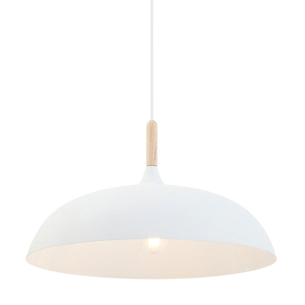 Witte Scandinavische hanglamp Bjorr 7731W Ø45 cm