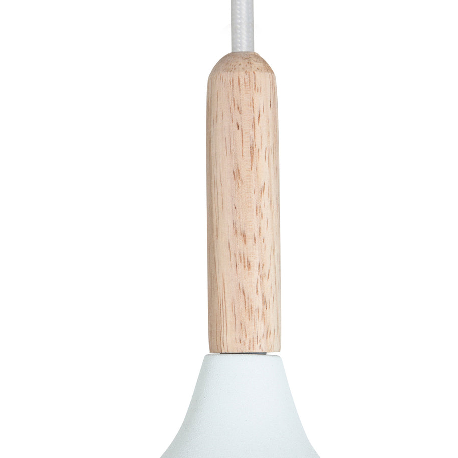Witte Scandinavische hanglamp Bjorr 7731W Ø45 cm