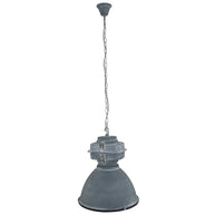 Grijze industriële hanglamp Densi 7779GR Ø47 cm