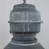 Grijze industriële hanglamp Densi 7779GR Ø47 cm