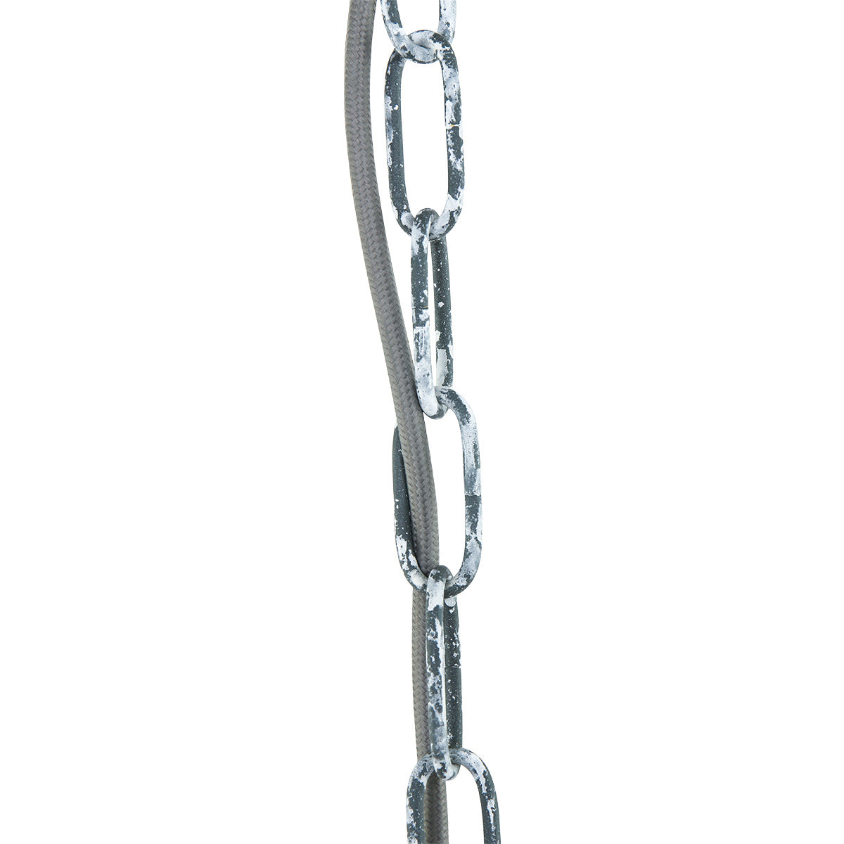 Grijze industriële hanglamp Densi 7779GR Ø47 cm