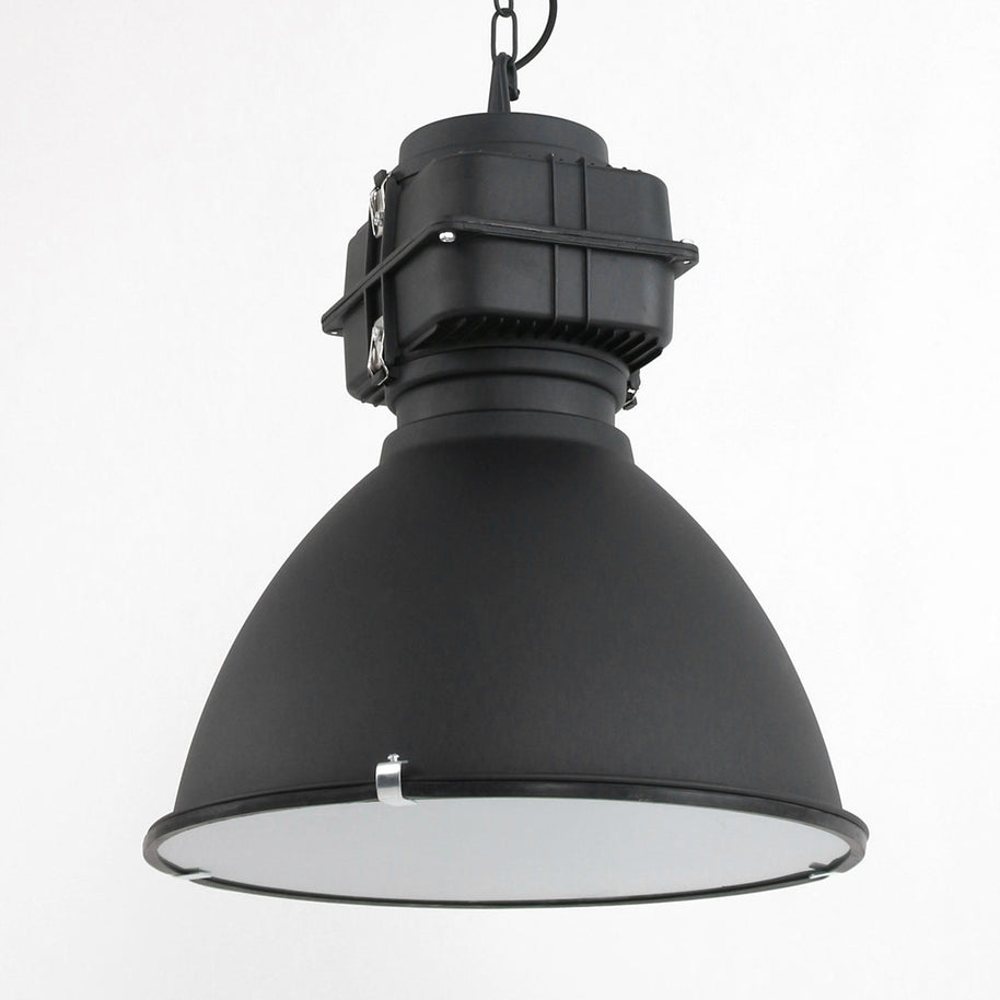 Zwarte industriële hanglamp Densi 7779ZW Ø47 cm