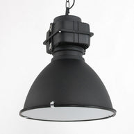 Zwarte industriële hanglamp Densi 7779ZW Ø47 cm