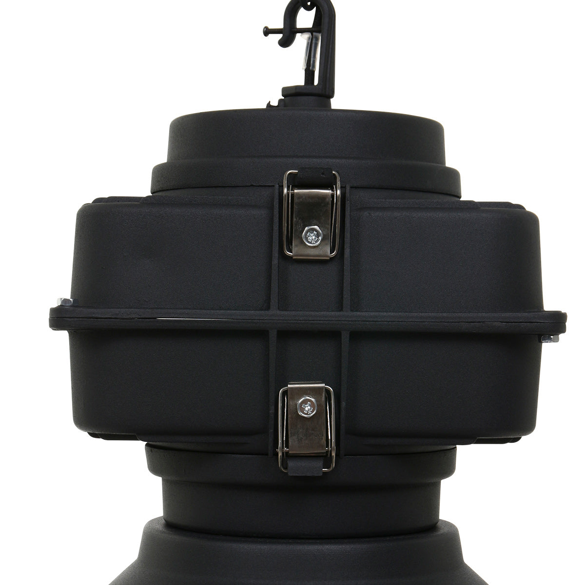 Zwarte industriële hanglamp Densi 7779ZW Ø47 cm