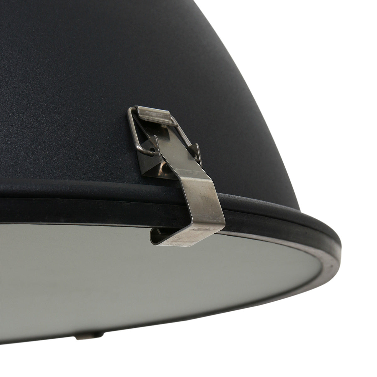 Zwarte industriële hanglamp Densi 7779ZW Ø47 cm