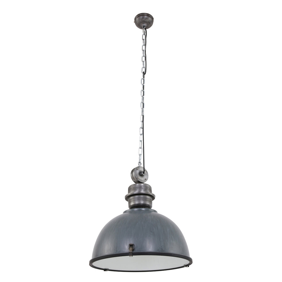 Hanglamp Bikkel XXL 7834GR stoere grijze hanglamp Ø52 cm
