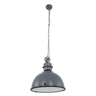 Hanglamp Bikkel XXL 7834GR stoere grijze hanglamp Ø52 cm