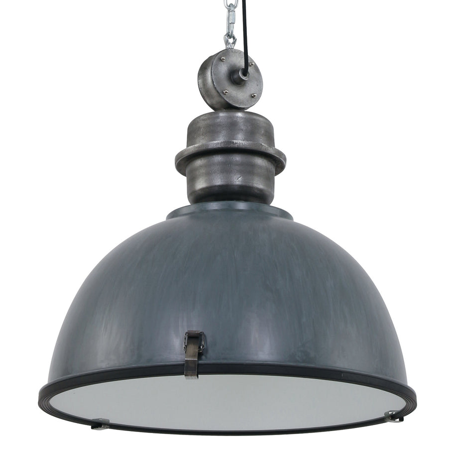 Hanglamp Bikkel XXL 7834GR stoere grijze hanglamp Ø52 cm