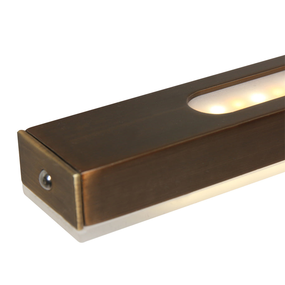 Hanglamp Zelena 7971BR, bronzen LED-lamp met dimbaar licht