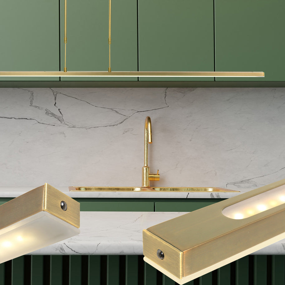 Hanglamp Zelena 7971GO gouden LED lamp met regelbaar licht