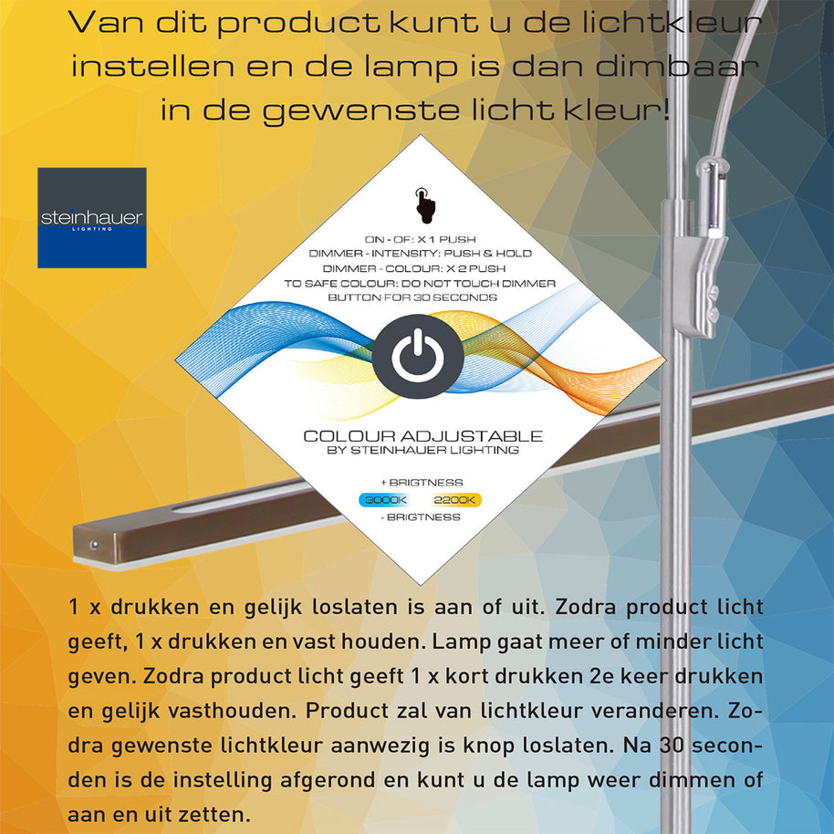Hanglamp Zelena 7971GO gouden LED lamp met regelbaar licht