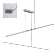 Hanglamp Zelena 7971ST stalen LED-lamp met regelbaar licht