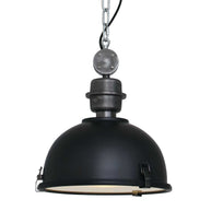 Hanglamp Bikkel 7978ZW - zwarte industriële blikvanger Ø32