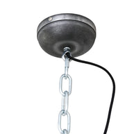 Hanglamp Bikkel 7978ZW - zwarte industriële blikvanger Ø32