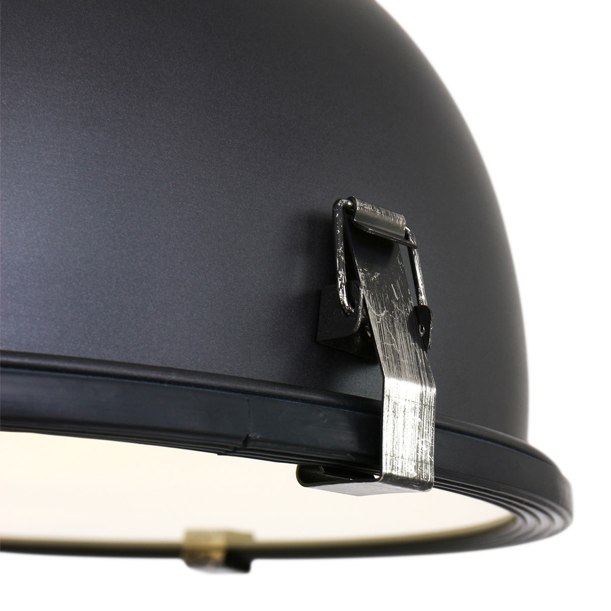 Hanglamp Bikkel 7978ZW - zwarte industriële blikvanger Ø32