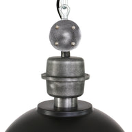 Hanglamp Bikkel 7978ZW - zwarte industriële blikvanger Ø32