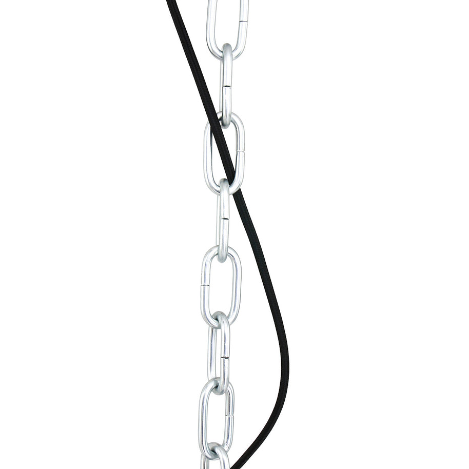 Hanglamp Bikkel 7978ZW - zwarte industriële blikvanger Ø32
