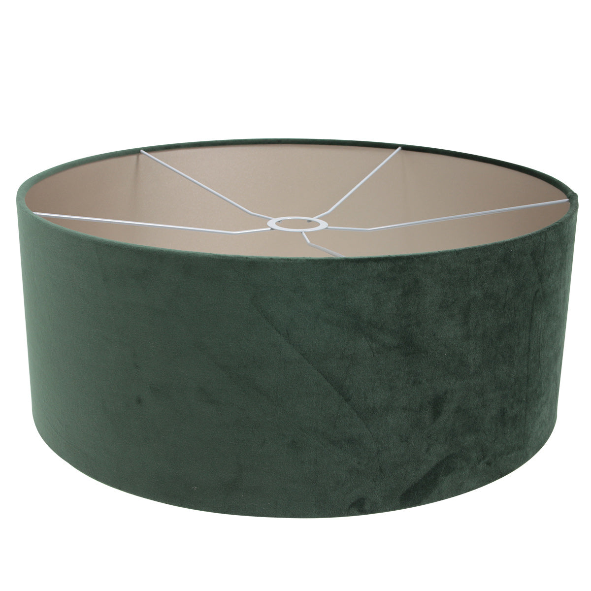 Hanglamp Sparkled Light 8148ST, staal met luxe groene velourskap